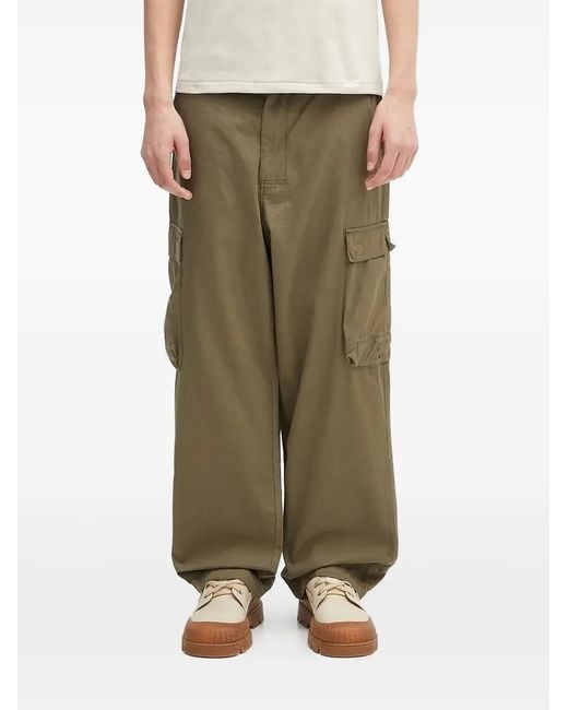 Barbour Green Cargo-Pocket Trousers for men
