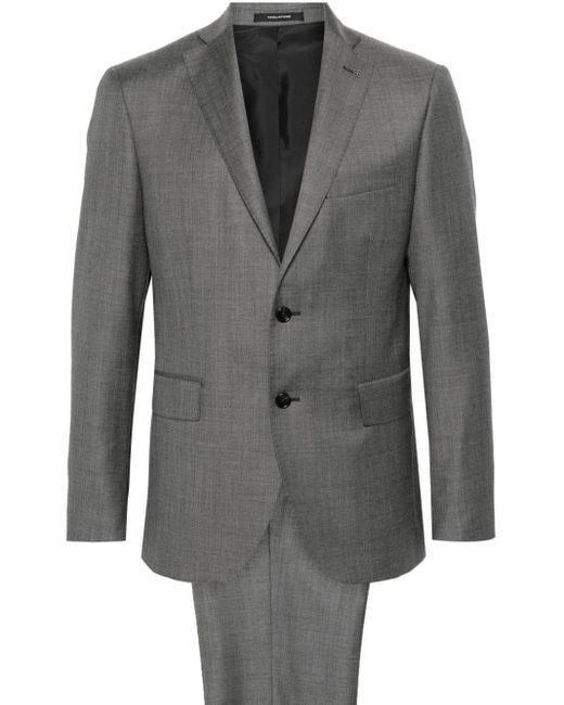 Tagliatore Gray Single-breasted Suit for men