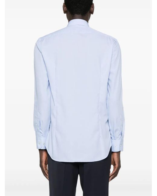 Etro Blue Cotton Shirt for men