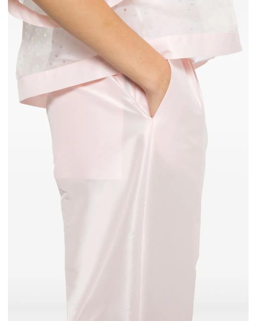 Viktor & Rolf Pink Straight-Leg Trousers