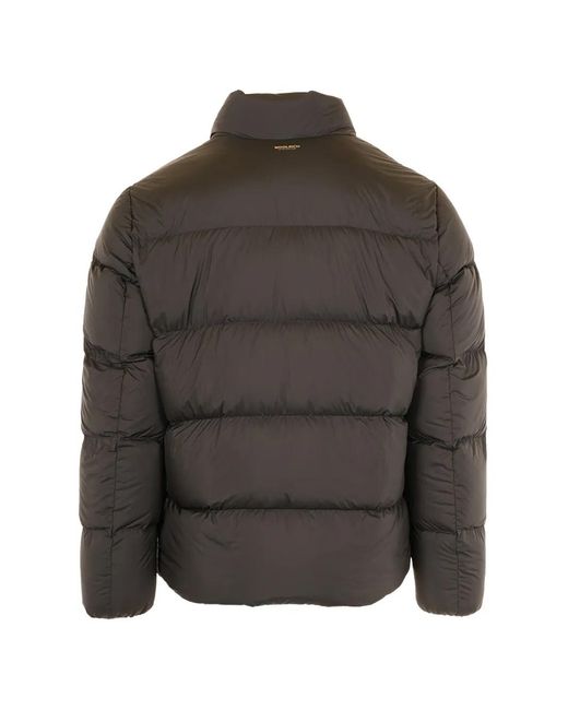 Woolrich Gray Cloud Eagle Quilted Jacket for men