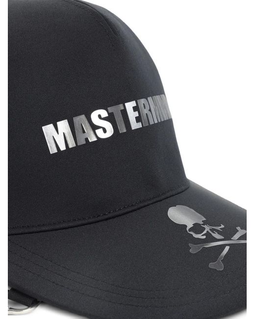 MASTERMIND WORLD Black Logo Skull Cap for men