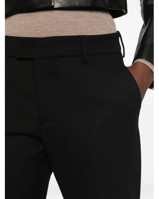 Berwich Black Alice Belt-Loop Pocket Trousers