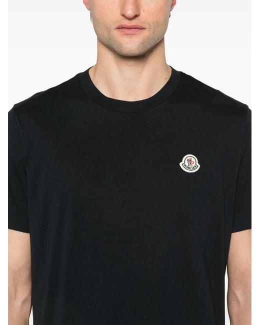 Moncler Black T-Shirt Pack for men