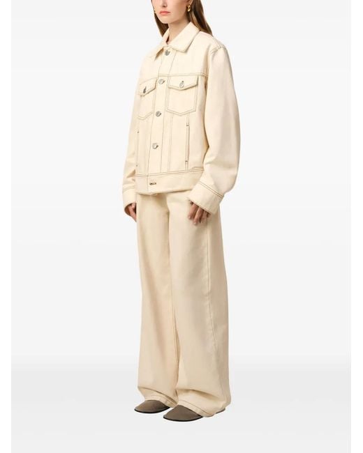 AMI Natural Cotton Denim Jacket