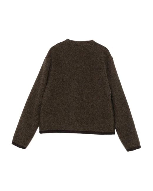 Aspesi Brown Virgin-Wool Jacket