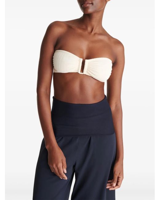 Eres Blue Dao High-Waisted Trousers