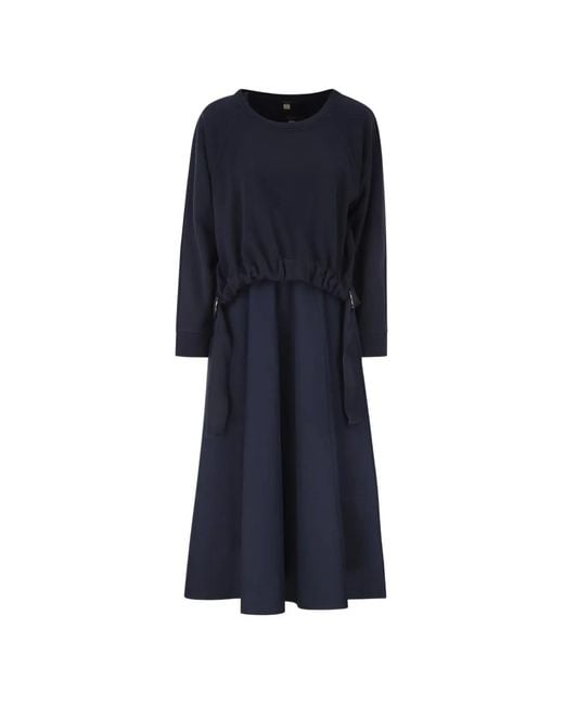 Weekend by Maxmara Blue Wkddestino Drawstring Waist Two-Piece Midi Dress (Set Of Two)