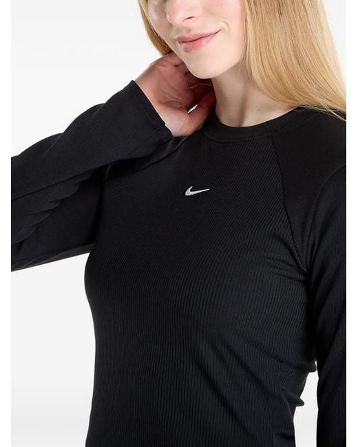 Nike Black Long-Sleeve Top