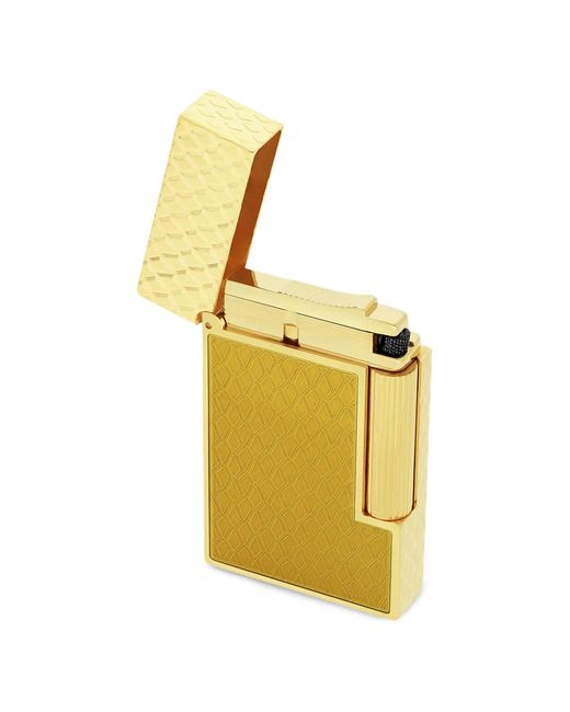 S T Dupont Yellow Ligne 2 Lighter