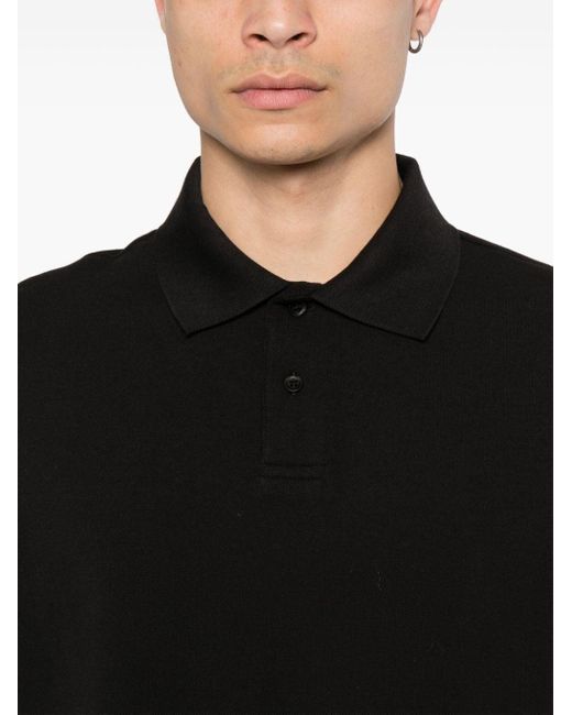 Just Cavalli Piqué Poloshirt in het Black voor heren