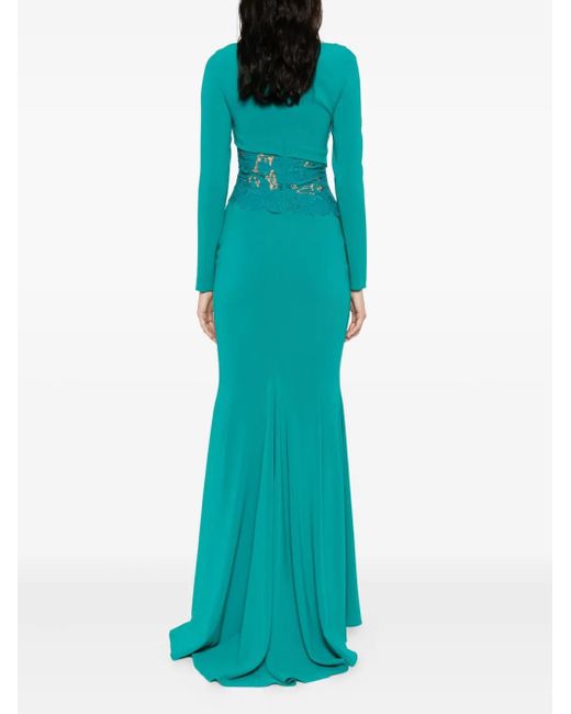 Talbot Runhof Nochtli 1 Dress in Green | Lyst