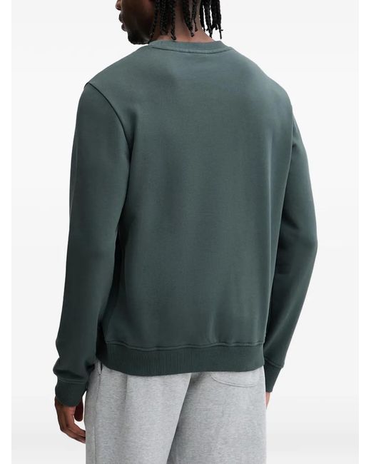 Napapijri Green Sweat Balis À Patch Logo for men