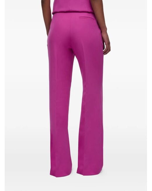 Liu Jo Pink High-Waisted Palazzo Pants