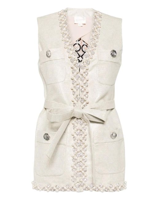 Zuhair Murad ツイード ベスト White