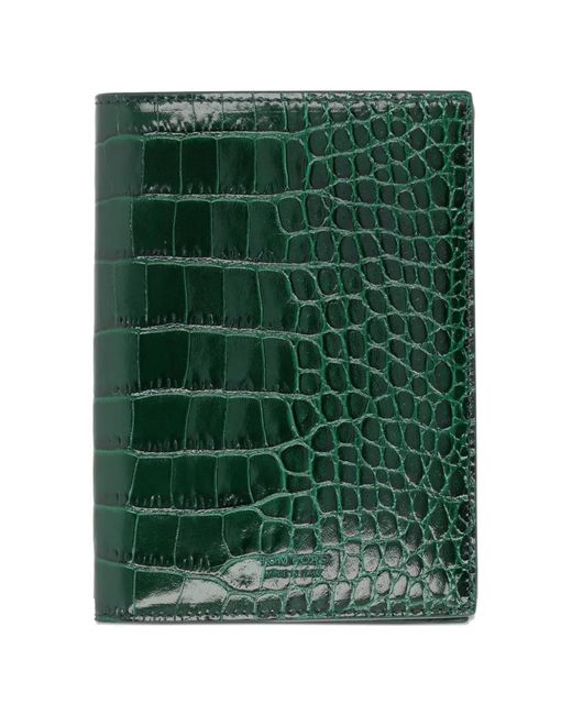Tom Ford Green Leather Wallet for men