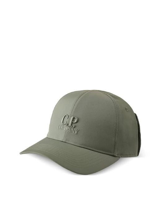 C P Company Green Casquette Chrome-R Goggle for men