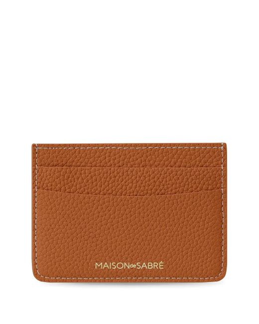 Maison De Sabre Brown Kartenetui Aus Leder