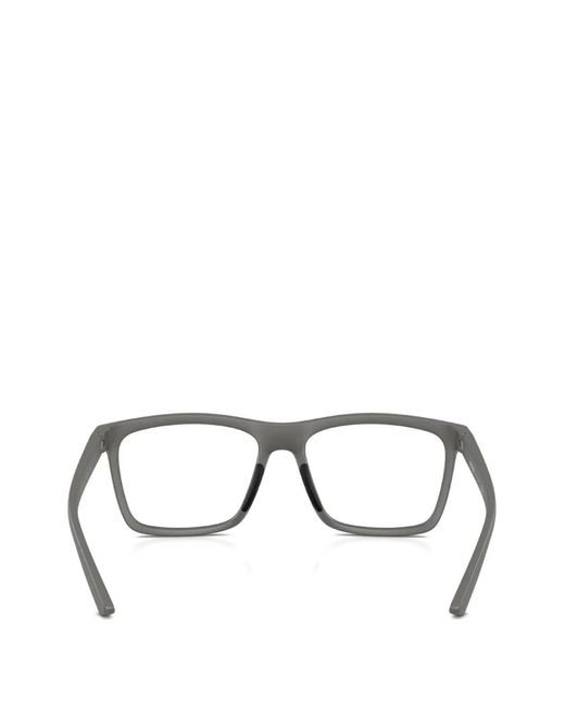 Prada Linea Rossa Gray Ps 01Tv Rectangle-Frame Glasses