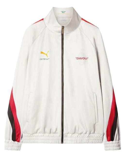 Off-White c/o Virgil Abloh X AC Milan x Puma Sportjacke in Gray für Herren
