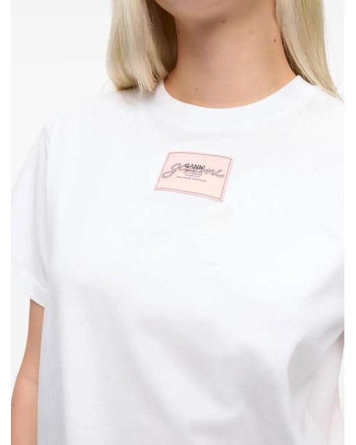 Ganni グラフィック Tシャツ White