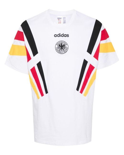 Adidas White Germany 1996 Cotton T-shirt for men