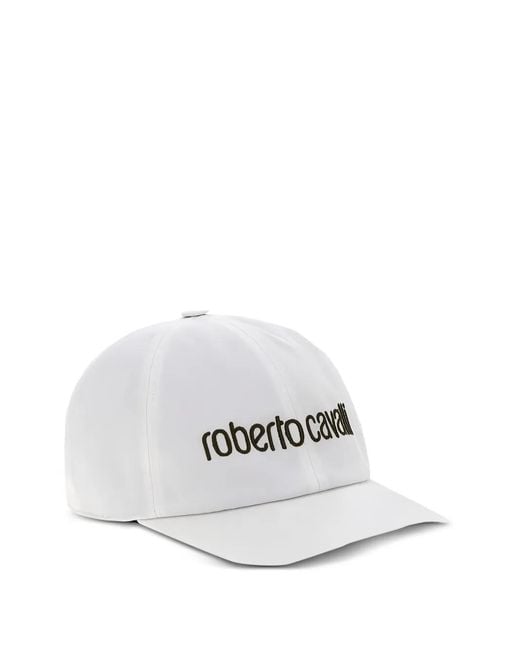 Cappello Da Baseball Con Logo di Roberto Cavalli in White