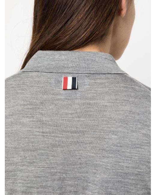Thom Browne Gray T-Shirts And Polos