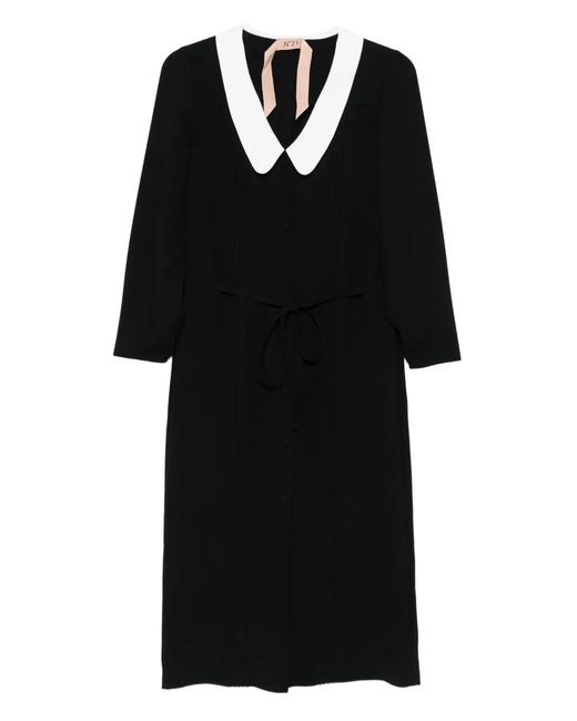 N°21 Black Peter-Pan Collar Dress