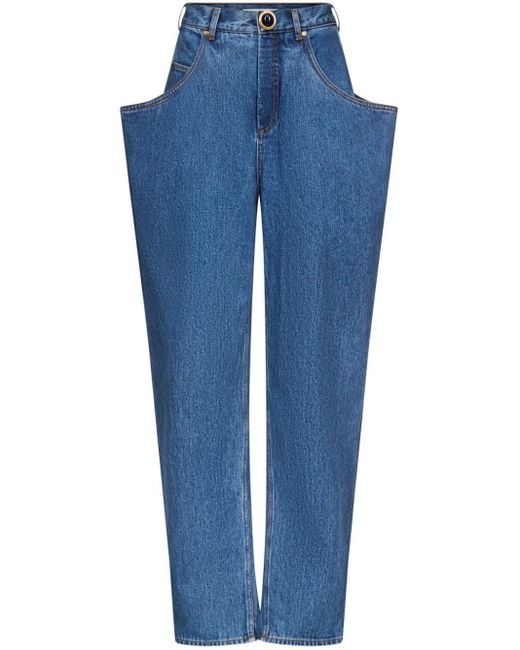 Area フレアジーンズ ブルー Lyst