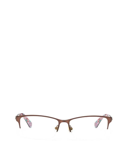 Kate Spade White Marnie Rectangle-Frame Glasses