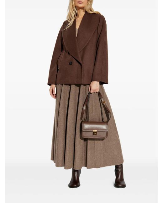 Max Mara Brown Quatto Double-Breasted Jacket