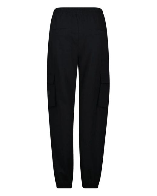 IRO Black Cotton Track Pants for men