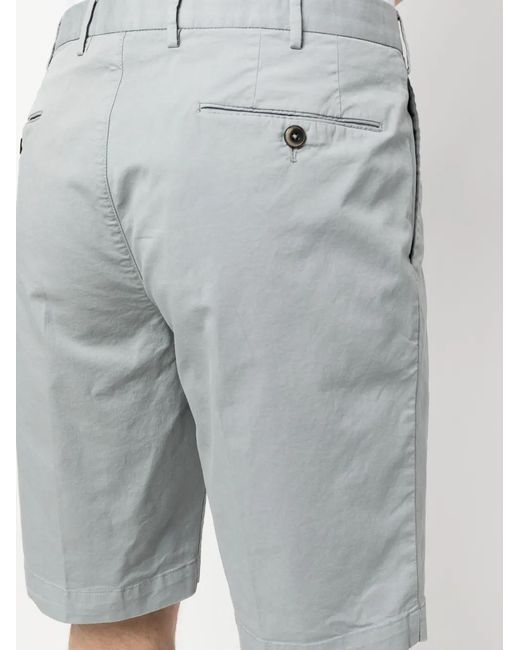 PT Torino Gray Knee-Length Bermuda Shorts for men