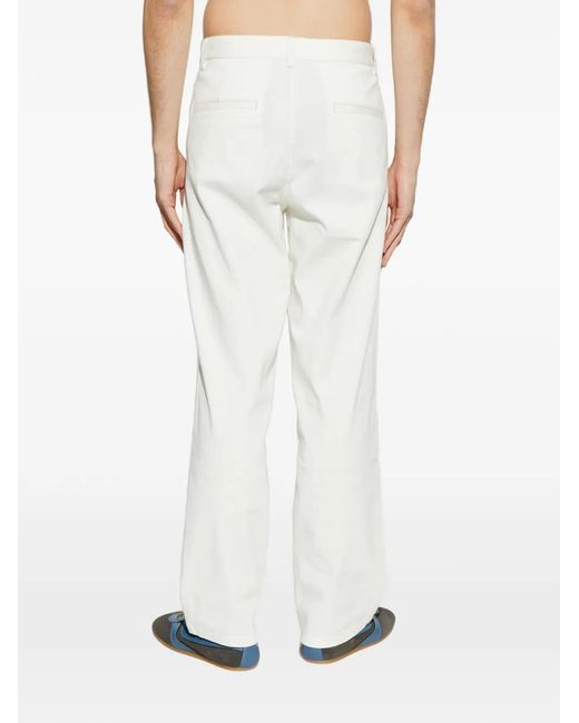 Samsøe & Samsøe Sanoah Straight Broek in het White voor heren