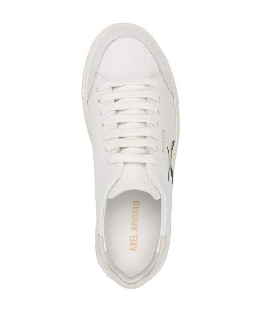 Axel Arigato Clean Bee Bird Leren Sneakers in het White