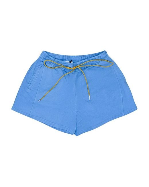 Rhude Blue Skyline Terry Swim Shorts for men