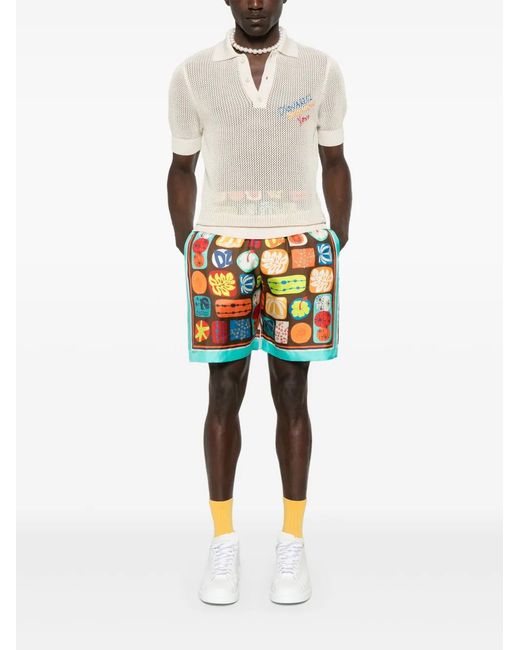 DSquared² White Knit Polo for men