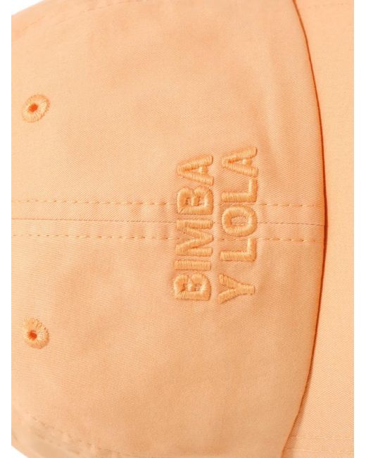 Bimba Y Lola Natural Embossed-Logo Cap