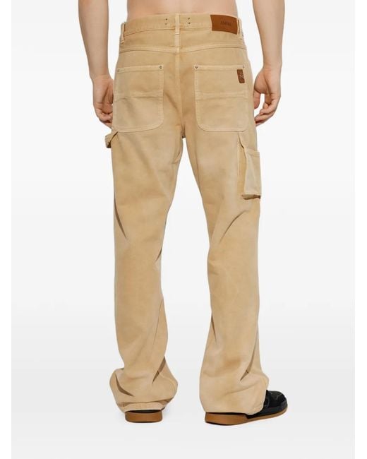Amiri Natural Straight-Leg Jeans for men