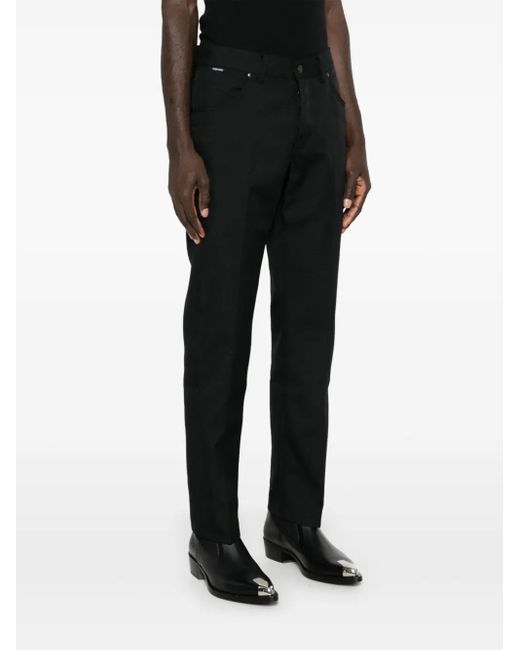 Tom Ford Black Trousers With Patch for men