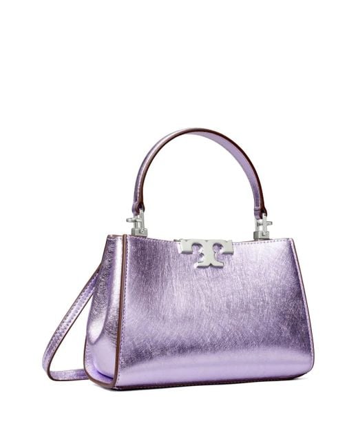 Tory Burch Purple Eleanor Mini Tote Bag