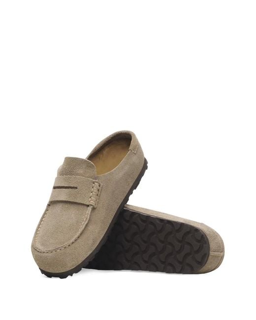 Birkenstock White Naples Wrapped Mules for men