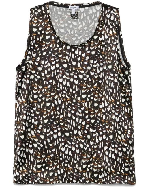Loewe Black Printed Tank Top
