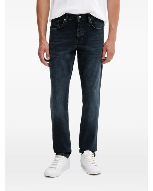 Karl Lagerfeld Blue Five-Pocket Jeans for men