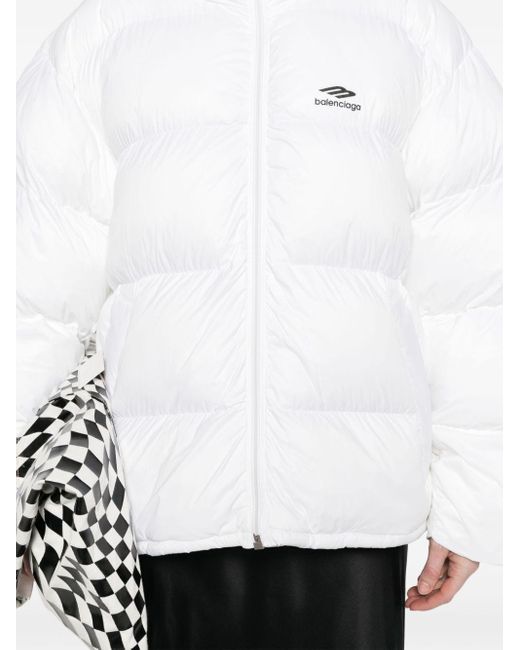 Veste de ski 3B Sports Icon Balenciaga en coloris White