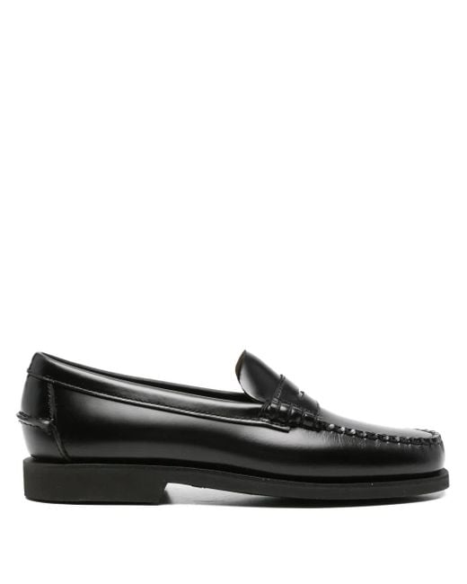 Sebago レザーローファー Black