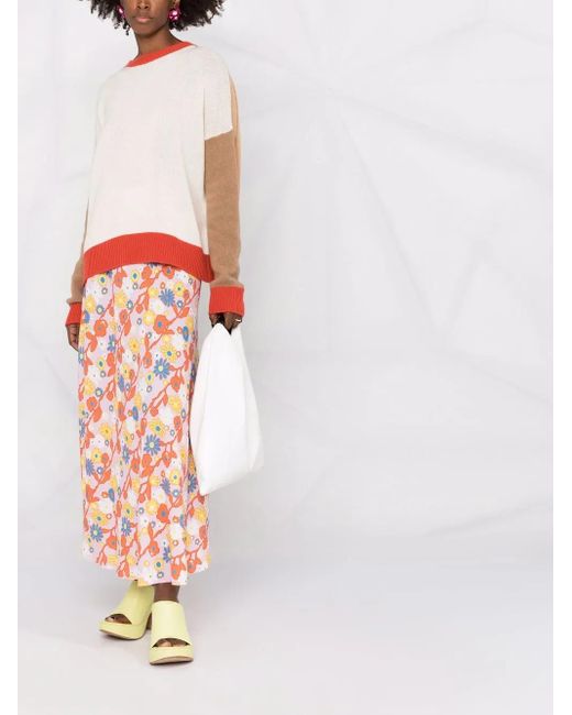 Pull Noué Au Dos Marni en coloris Multicolor