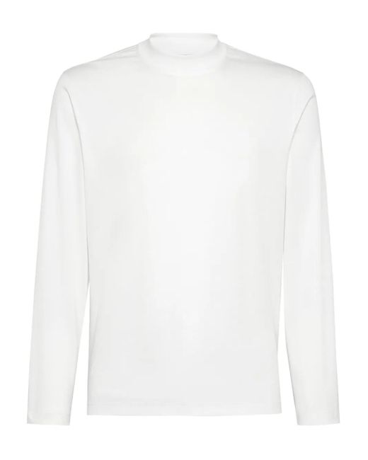 Brunello Cucinelli Klassisches T-Shirt in White für Herren