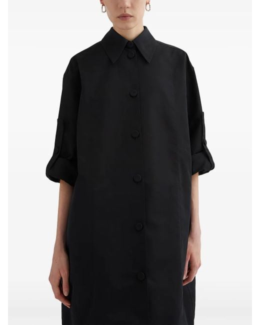 Manteau À Boutonnière Jil Sander en coloris Black